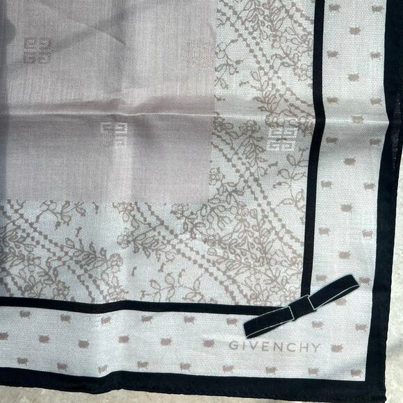 GIVENCY Cotton 20” Scarf - Picture 1 of 5